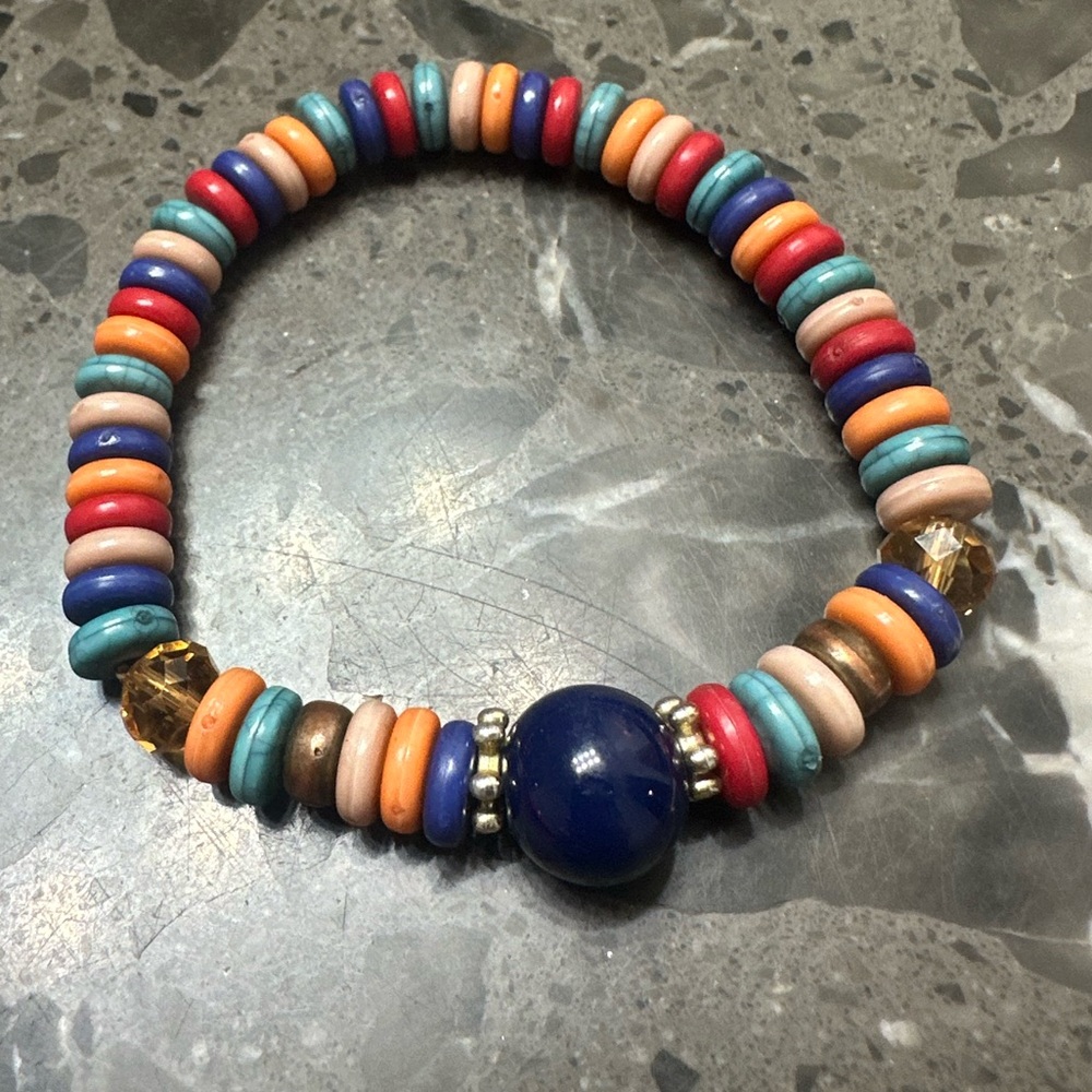 Bohemian Beaded Multicolor Bracelet ✨🦋✨